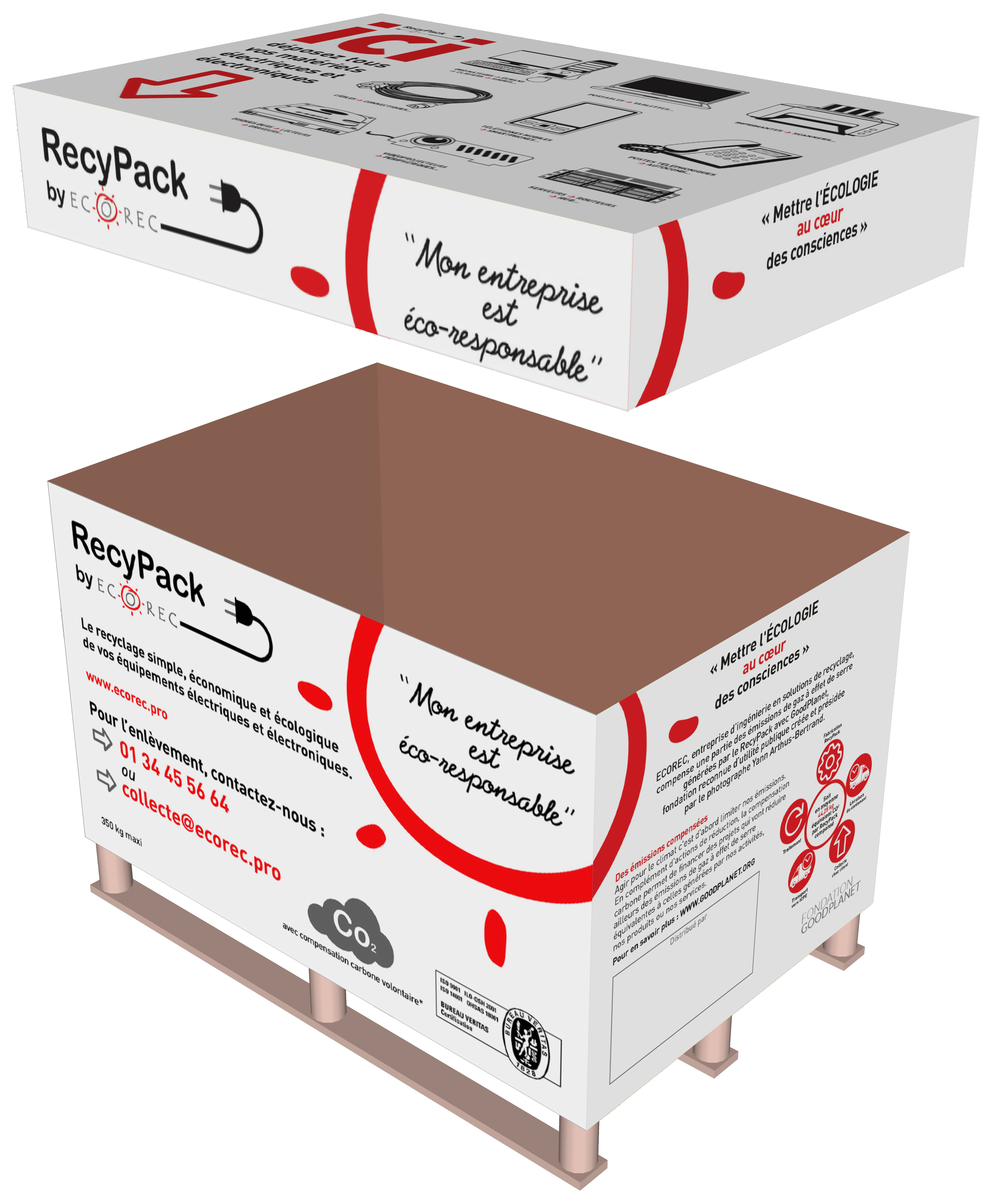 RecyPack&reg;, le premier pack recyclage des &eacute;quipements &eacute;lectriques avec compensation carbone volontaire.
